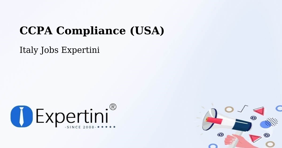 CCPA Privacy Rights & Compliance Notice – Trebbio - Italy Jobs Expertini