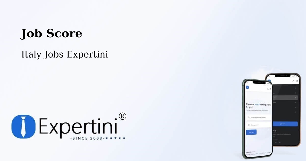 Job Score & Job Description Score Tool – Trebbio - Italy Jobs Expertini